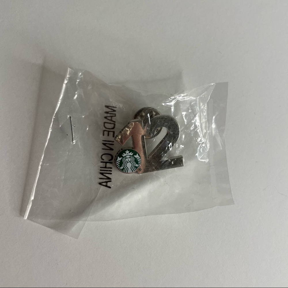 Starbucks 12 Year Partner Pin